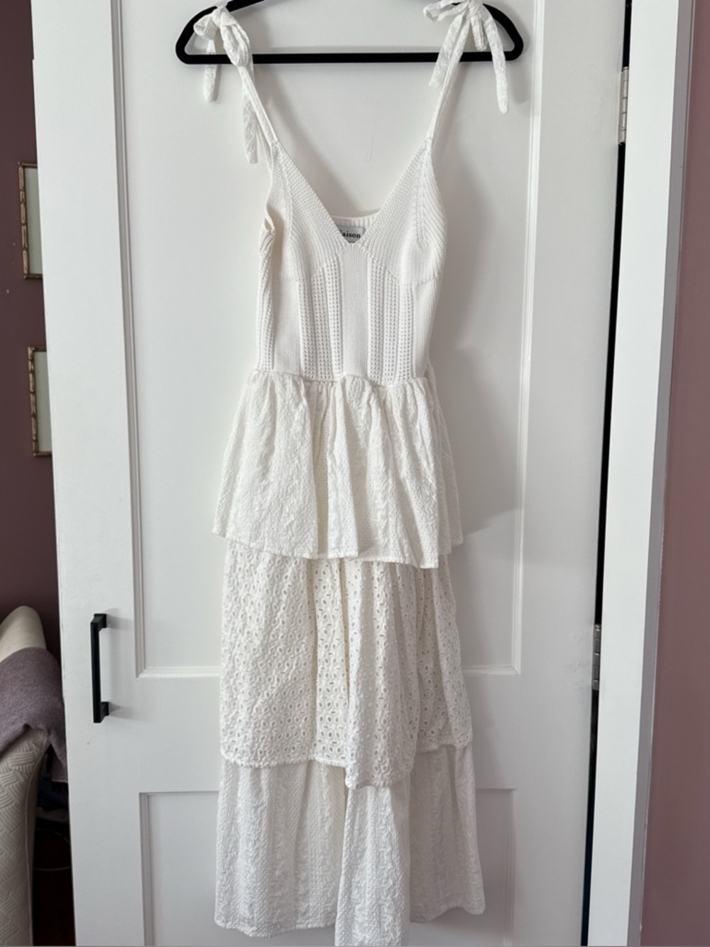En Saison Croix White Sundress